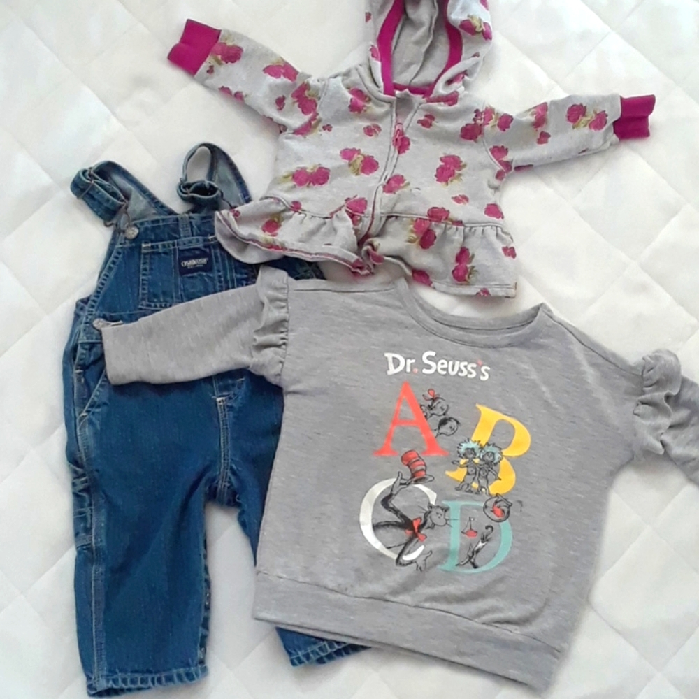 Oshkosh, Dr. Seuss, bundle 12 months